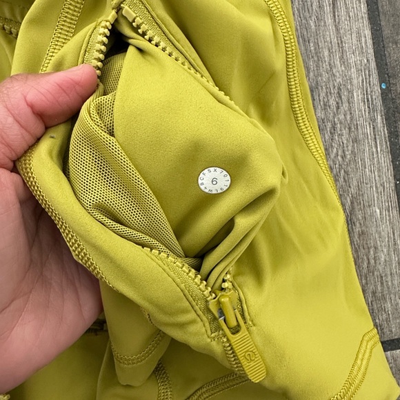 lululemon athletica Yellow-Green Zip Up Jacket - Picture 6 of 6